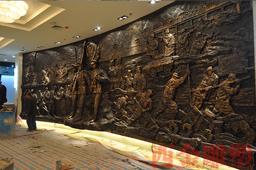 甘肅武警總隊(duì)浮雕