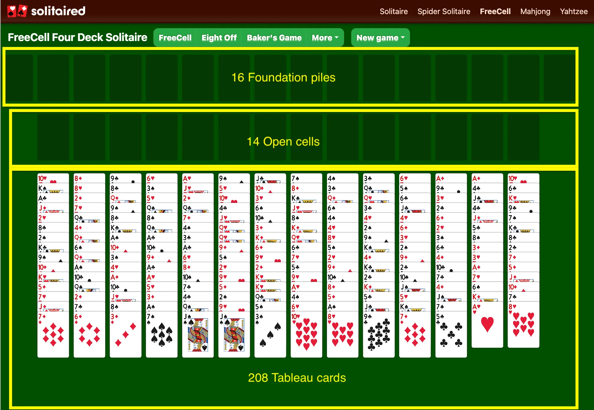 Free klondike solitaire